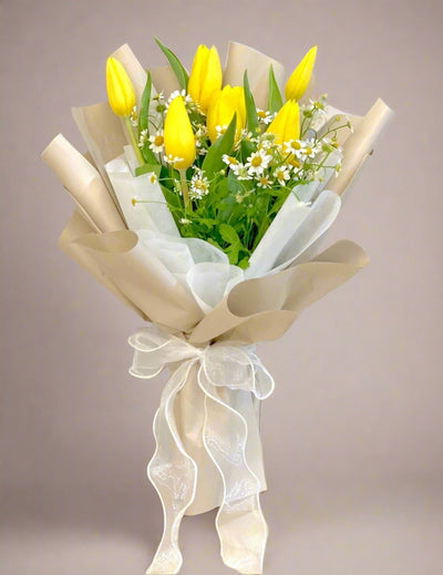 Classic Tulips Bouquet - 6 Stalks