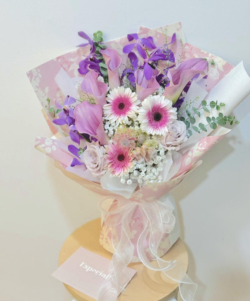 Bespoke Pink Calla Lilies Bouquet