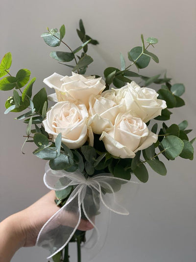 Bridesmaid Nosegay Roses Bouquet - 5 Sets
