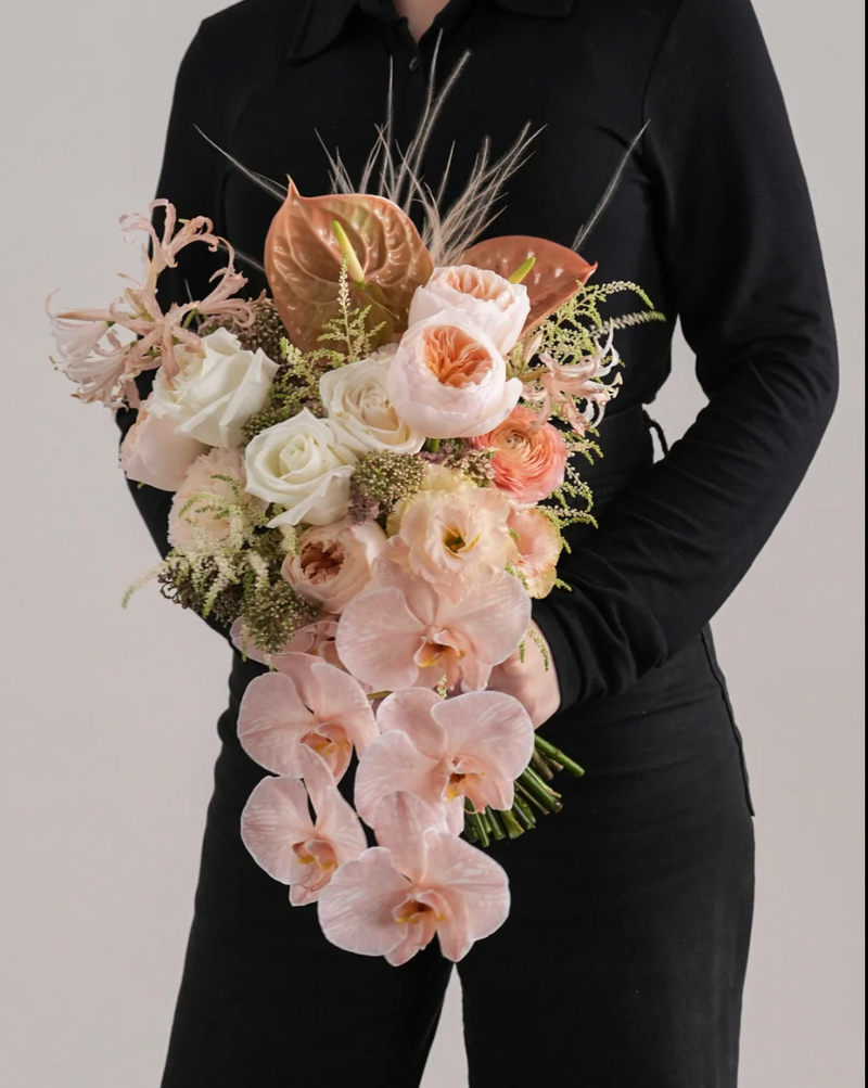 Bespoke Cascading Bridal Bouquet - Whispering Falls