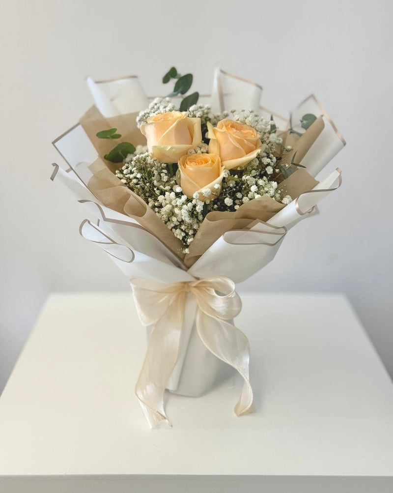 Classic Roses Bouquet - 3 Stalks