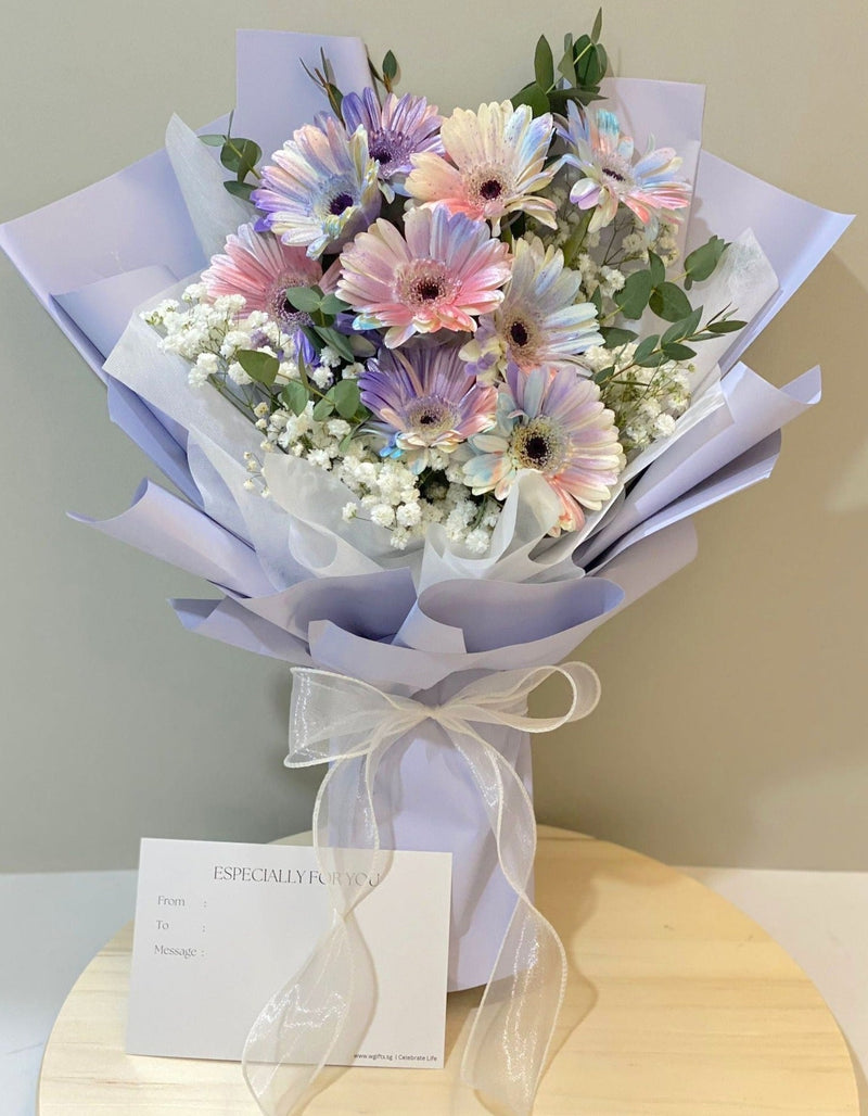 Signature Daisy Bouquet - Rainbow Gerberas
