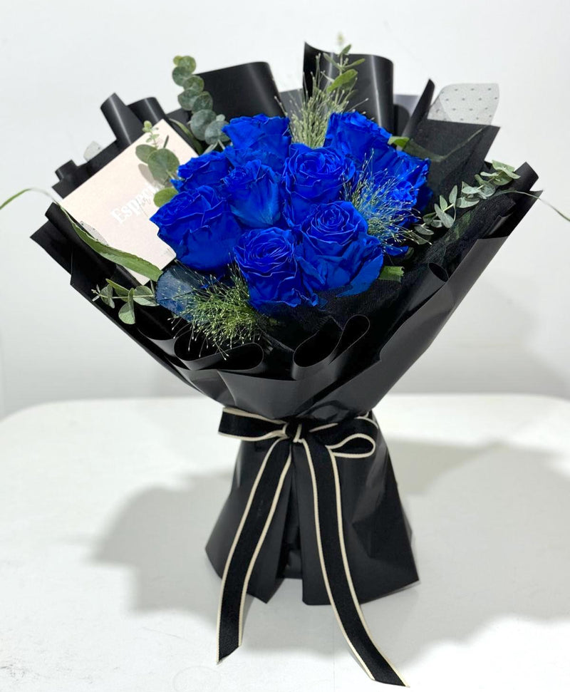 Ecuador Blue Roses Bouquet