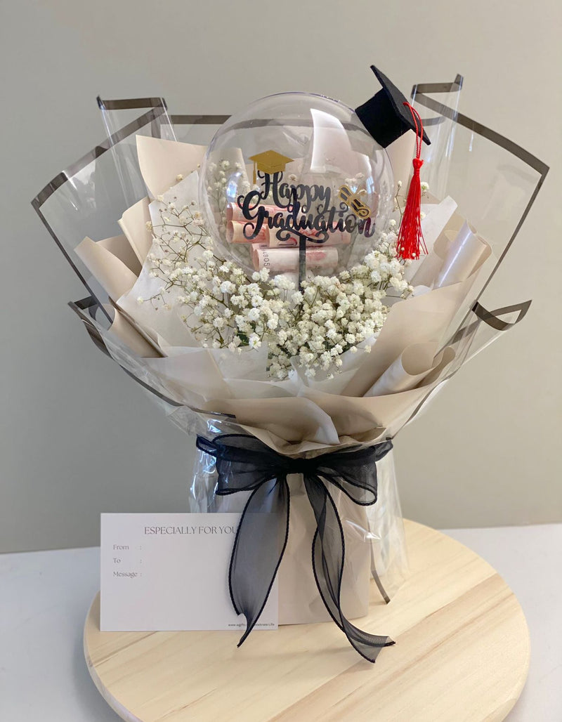 Graduation Money Bouquet - Crystal Ball