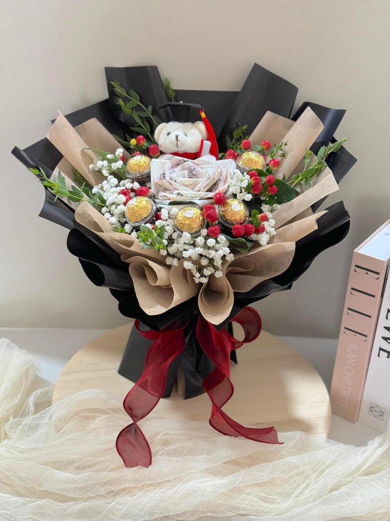 Graduation Money Bouquet - Ferrero Rocher