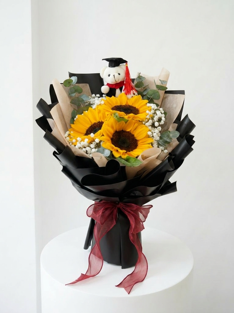 Graduation Flower Bouquet - Triumph – www.wgifts.sg