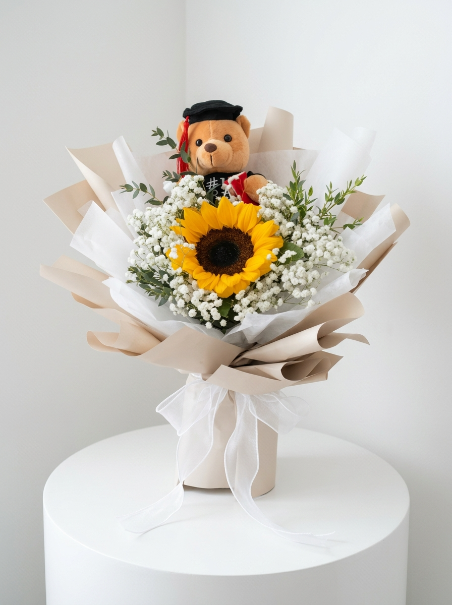 Graduation Flower Bouquet - Graduate! – www.wgifts.sg