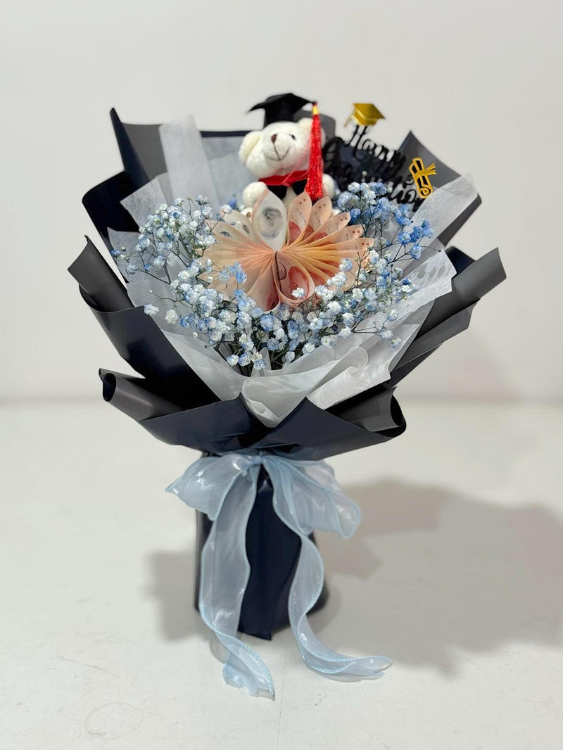 Graduation Money Flower Bouquet - For Him