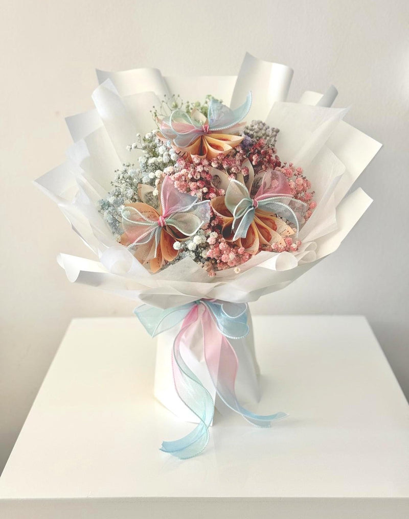 Money Bouquet - Flower Design Rainbow
