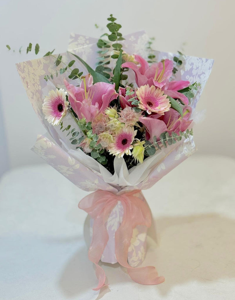 Classic Lilies Bouquet - Pink Lilies