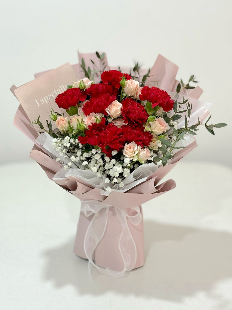 Timeless Carnation Bouquet - Red Carnation