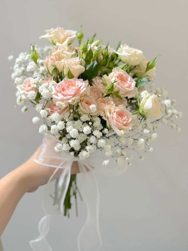 Roses Spray Bridesmaid Bouquet - 3 sets