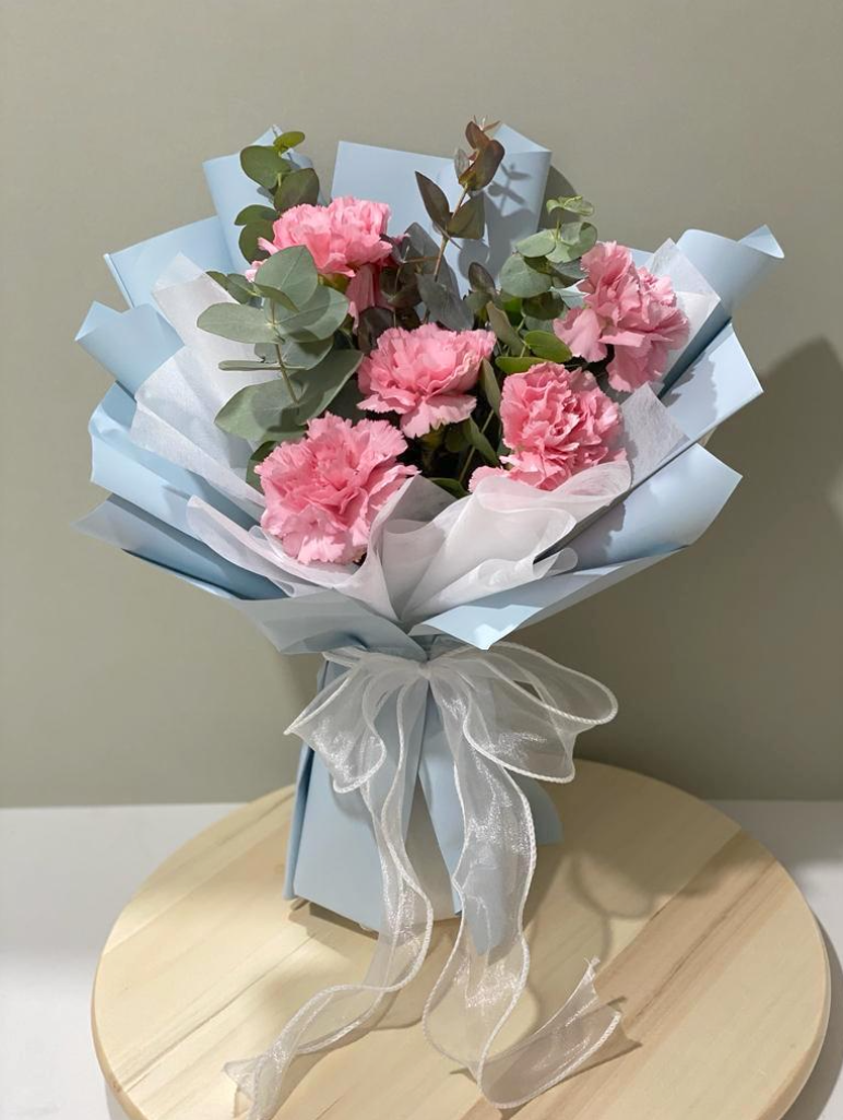 Classic Carnations Bouquet - Pink Carnation