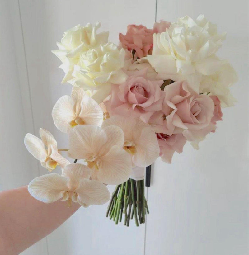 Free Form Roses Bridal Bouquet - Contemporary